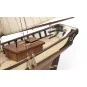12007-Polaris 1/50 boat with Ochre wood construction kit - 12007