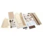 12007-Polaris 1/50 boat with Ochre wood construction kit - 12007