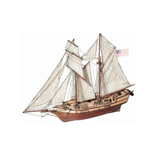 12500-Bateau Goélette Albatros 1/100 kit construction bois OcCre