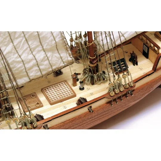 Boat Goelette Albatros 1/100 Kit Construction Wood OcCre OcCre 12500 - 8 12500-Boat Goelette Albatros 1/100 Kit Construction Wood OcCre - 12500