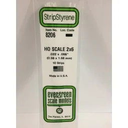Wand HO 0.6x1.7x350mm Ref: 8206 - Evergreen - S1378206