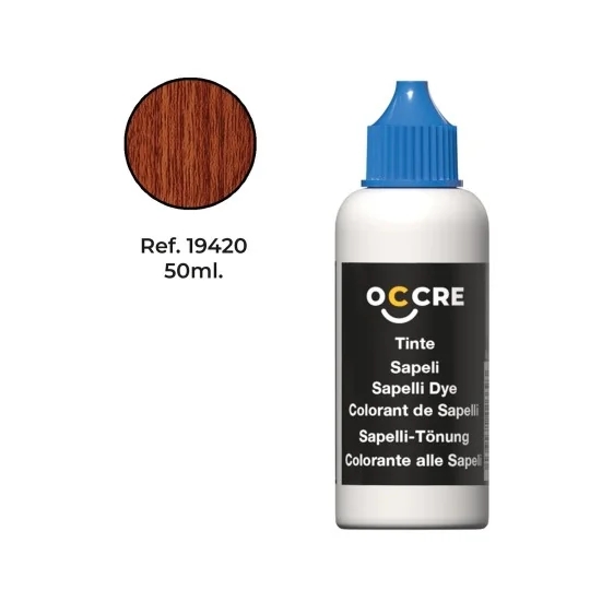 Sapele Wood Dye 50ml OchCre OcCre 19420 - 1 19420-Sapele Wood Dye 50ml OchCre - 19420