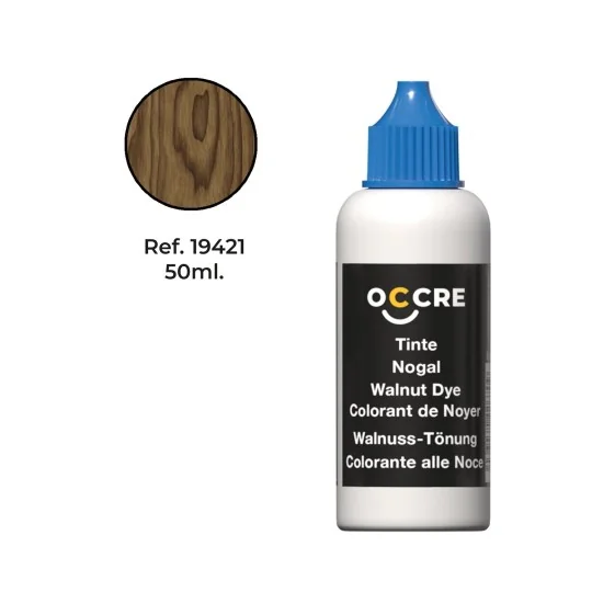 Walnut Wood Dye 50ml Ochre OcCre 19421 - 1 19421-Walnut Wood Dye 50ml Ochre - 19421