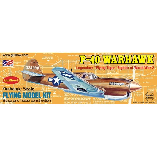 S0280501-P-40 Warhawk Guillow's - S0280501