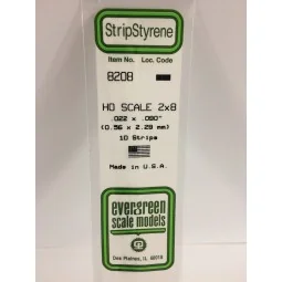 Wand HO 0.6x2.3x350mm Ref: 8208 - Evergreen - S1378208