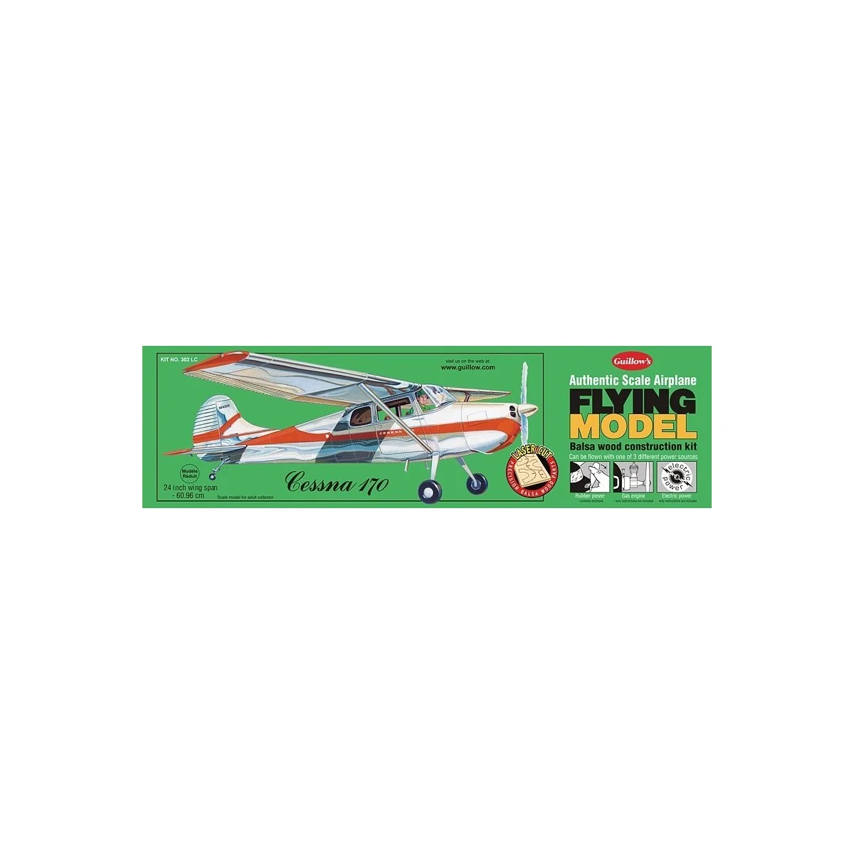 Cessna 170 Guillow's Guillow's S0280302 - 1 Cessna 170 Guillow's Guillow's S0280302 - 1