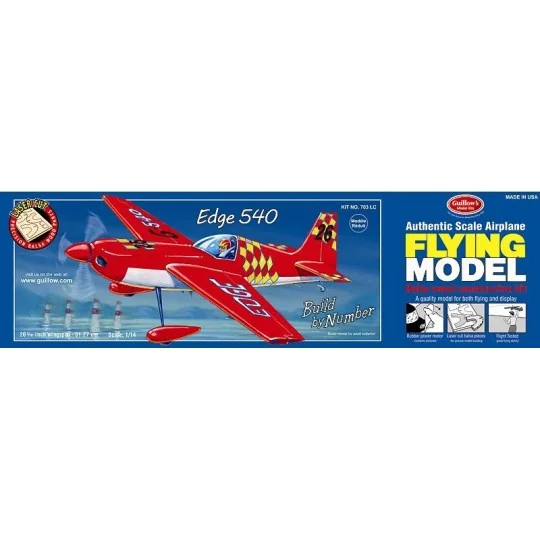 Edge 540 Guillow's Guillow's S0280703 - 1 S0280703-Edge 540 Guillow's - S0280703