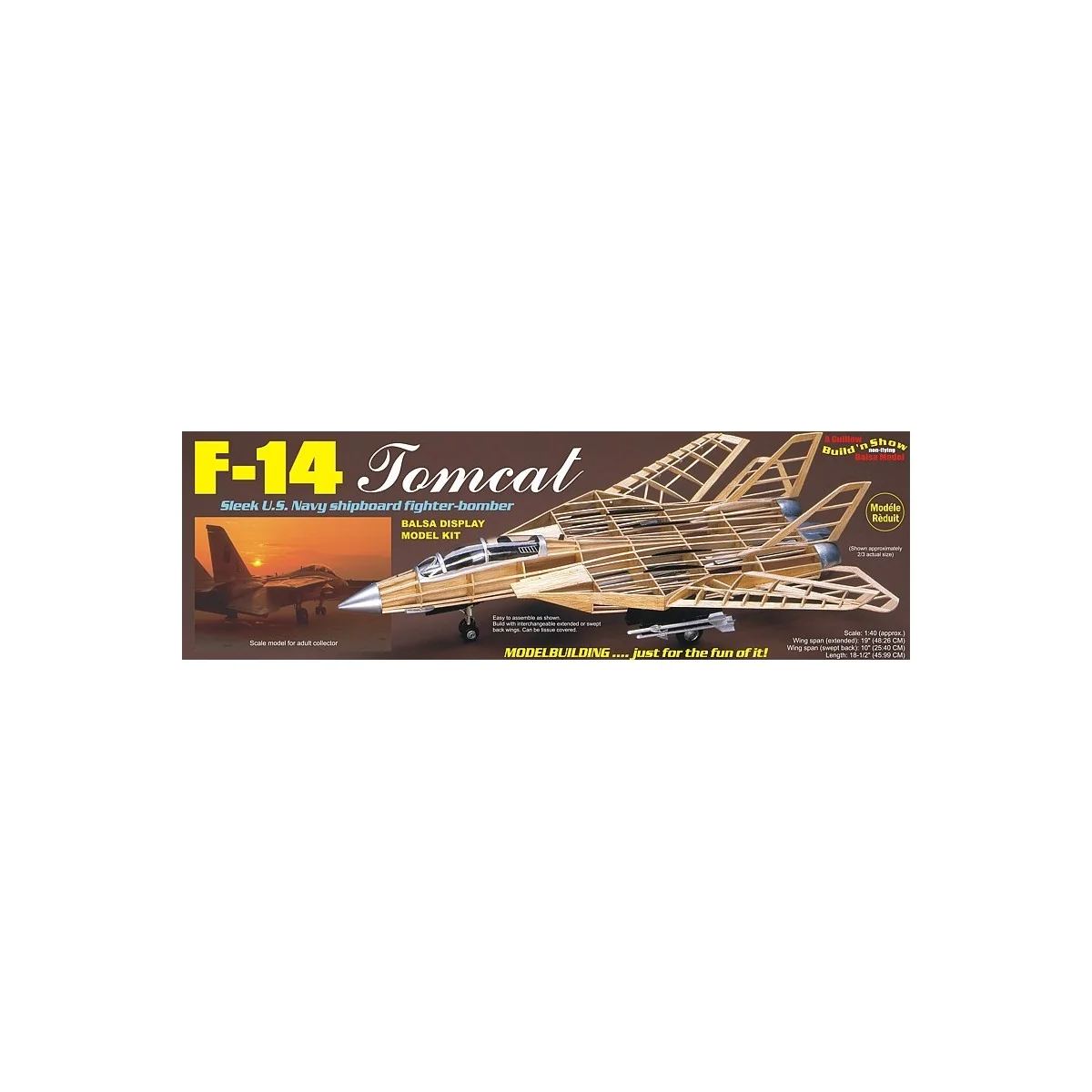 F-14 Tomcat Guillow's Guillow's S0281402 - 1