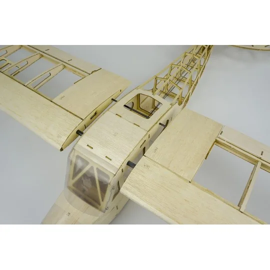 Piper J-3 1200mm S23 Kit balsa DW Hobby DW Hobby - Dancing Wings Hobby S2301 - 6 S2301-Piper J-3 1200mm S23 Kit balsa DW Hobby - S2301