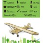 S2301-Piper J-3 1200mm S23 Balsa Kit DW Hobby