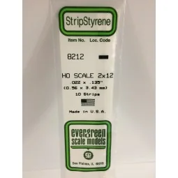 Wand HO 0.6x3.4x350mm Ref: 8212 - Evergreen - S1378212