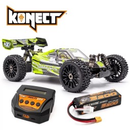 Combo Spirit NXT Evo V2 brushless (Lipo 4S + Chargeur) 1/8 RTR HobbyTech Hobbytech 1.NXT.EVO-V2-YE.PACK - 1