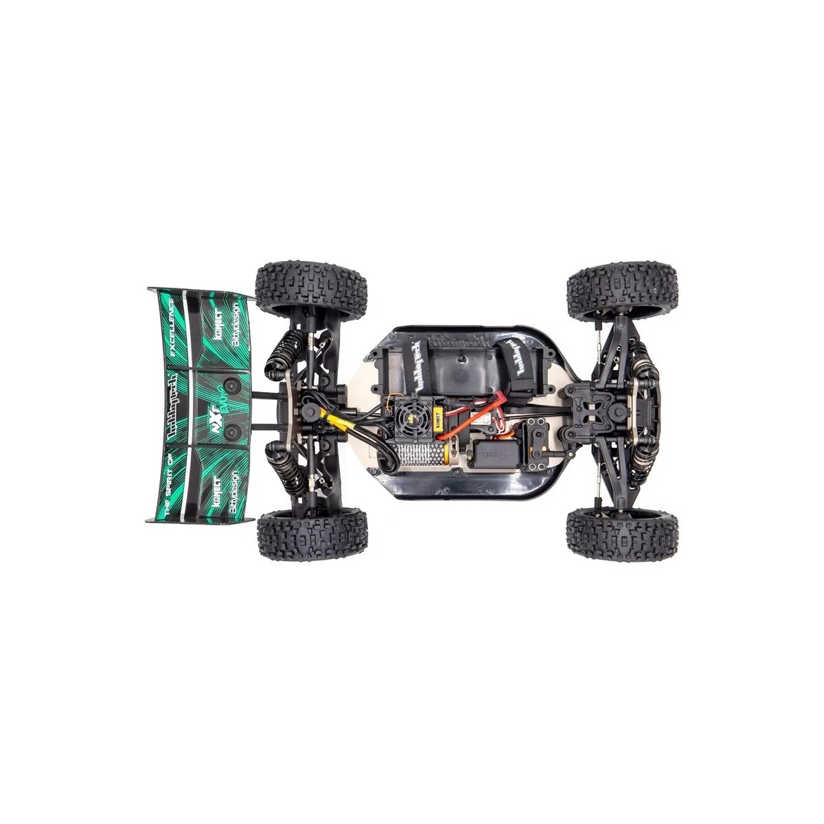 Combo Spirit NXT Evo V2 brushless (Lipo 4S + Chargeur) 1/8 RTR HobbyTech Hobbytech 1.NXT.EVO-V2-YE.PACK - 8