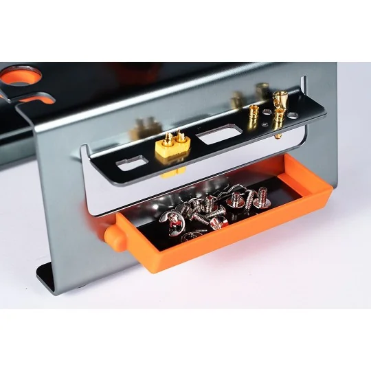 FAST404GY-Stand tournant gris pour voiture RC Fastrax - FAST404GY