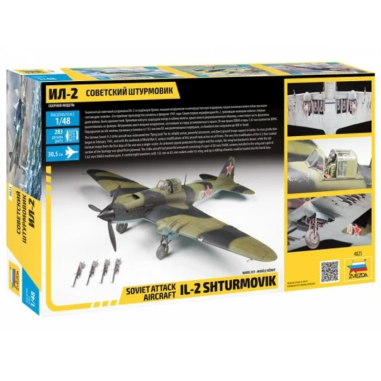 Il-2 Stourmovik Début de Production 1/48 Zvezda Zvezda Z4825 - 2 Z4825-Il-2 Stourmovik Début de Production 1/48 Zvezda - Z4825