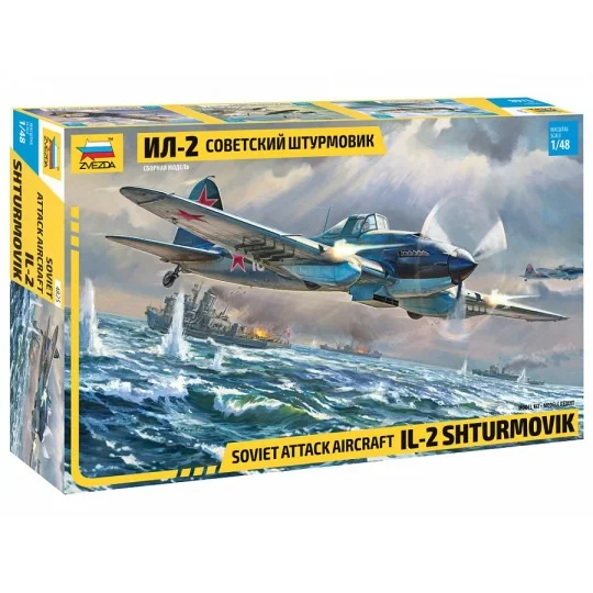 Il-2 Stourmovik Début de Production 1/48 Zvezda Zvezda Z4825 - 1 Z4825-Il-2 Stourmovik Début de Production 1/48 Zvezda - Z4825