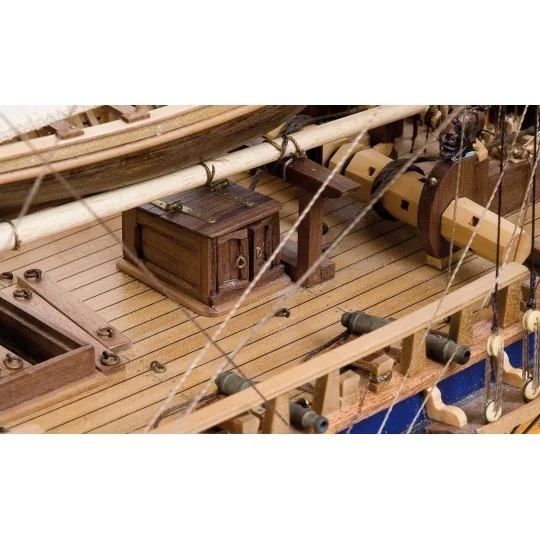 14005-Boat Endeavour 1/54 Kit Construction Wood OcCre - 14005