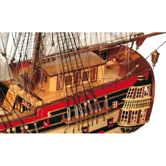 15000-Boat Monta'és 1/70 Kit Construction Wood OcCre