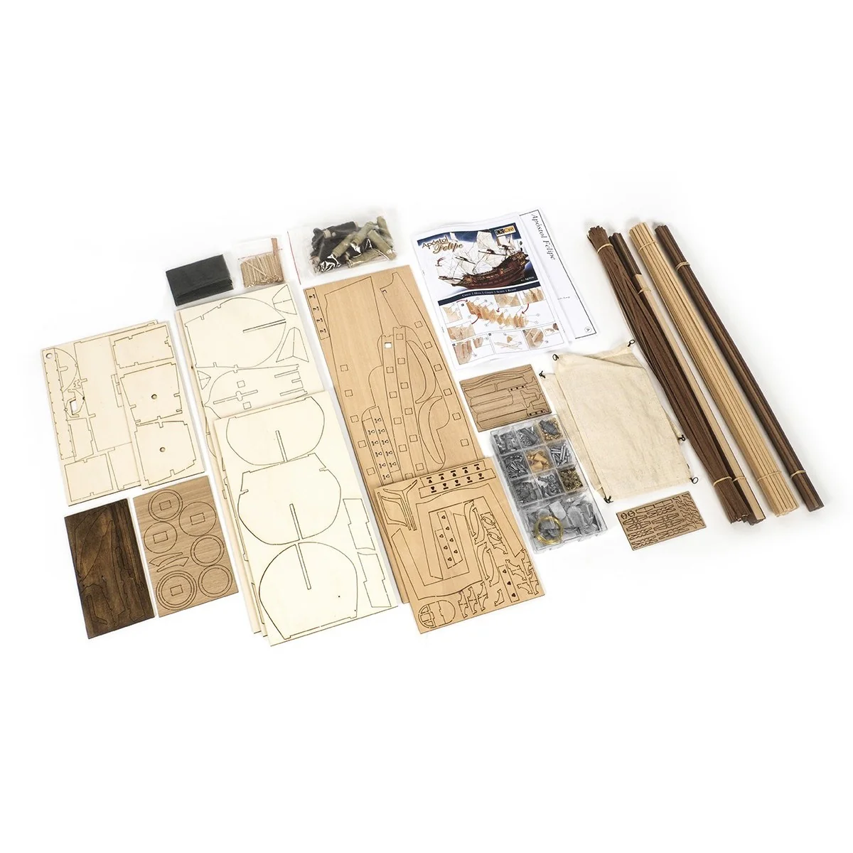 Bateau Apóstol Felipe 1/60 kit construction bois OcCre OcCre 14000 - 8