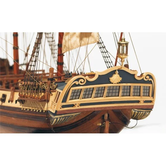 13000-Bateau La Candelaria 1/85 kit construction bois OcCre