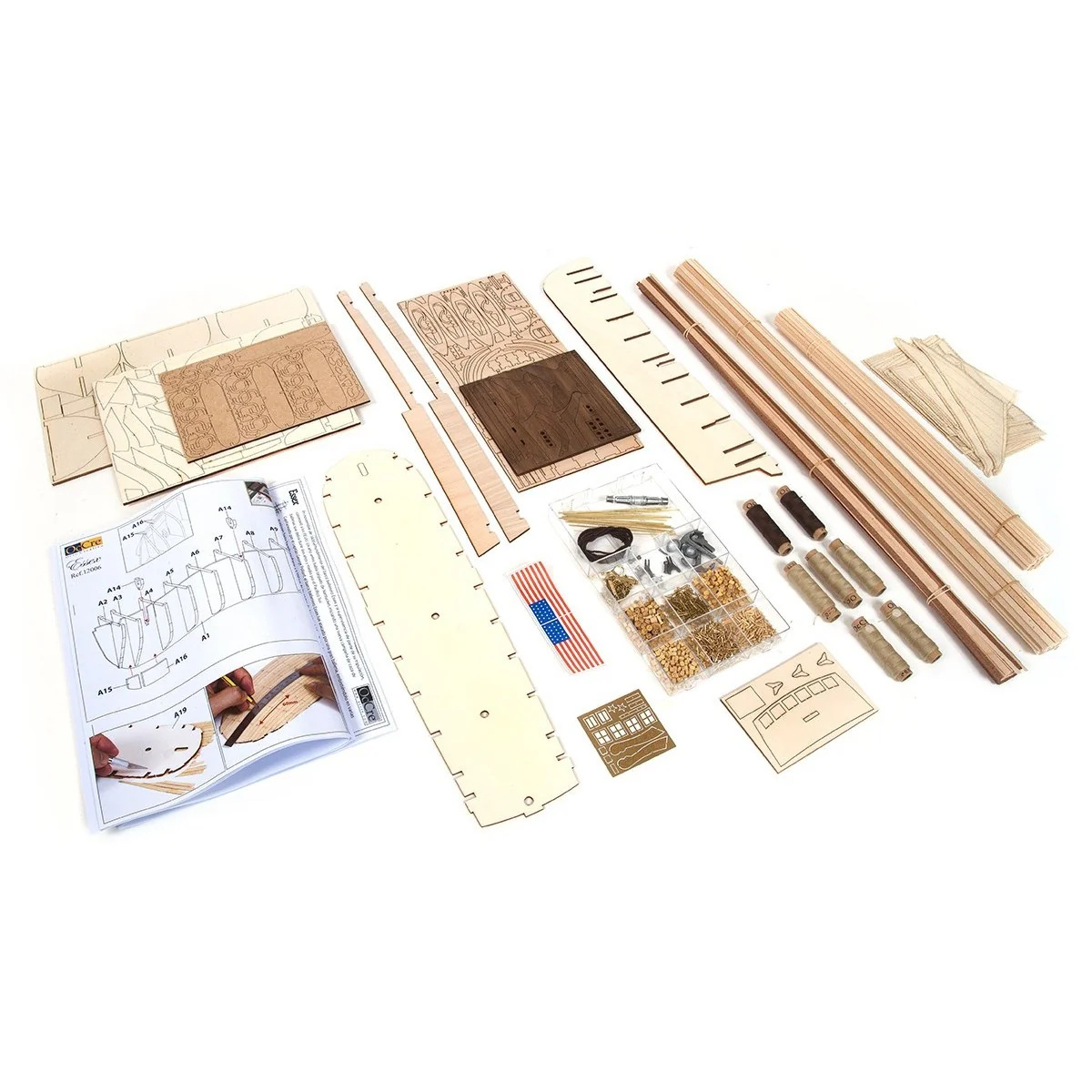 Boat Essex 1/60 Kit Construction Wood OcCre OcCre 12006 - 15 Boat Essex 1/60 Kit Construction Wood OcCre OcCre 12006 - 15