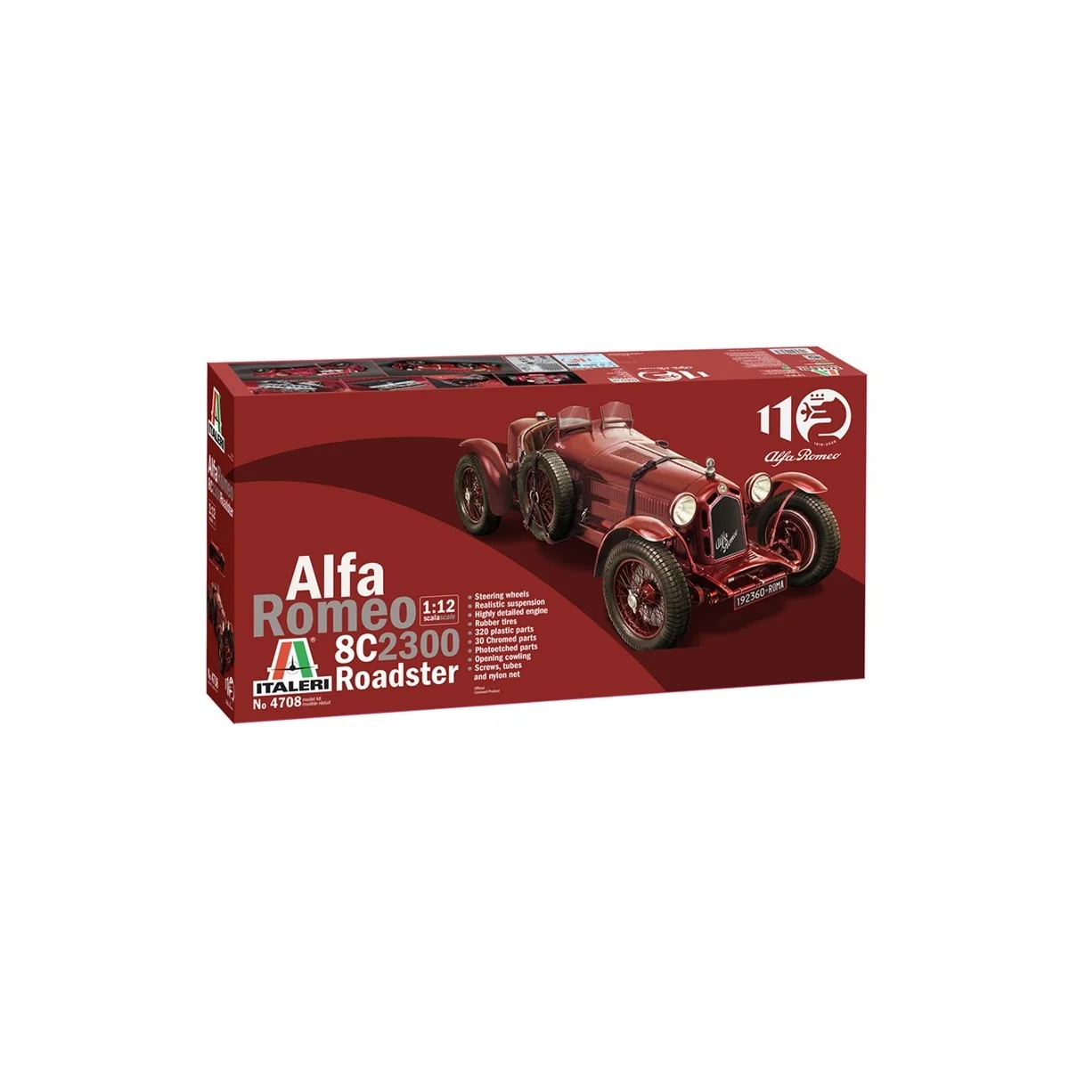Alfa Romeo 8C 2300 Roadster 1/12 Italeri Italeri I4708 - 2 Alfa Romeo 8C 2300 Roadster 1/12 Italeri Italeri I4708 - 2