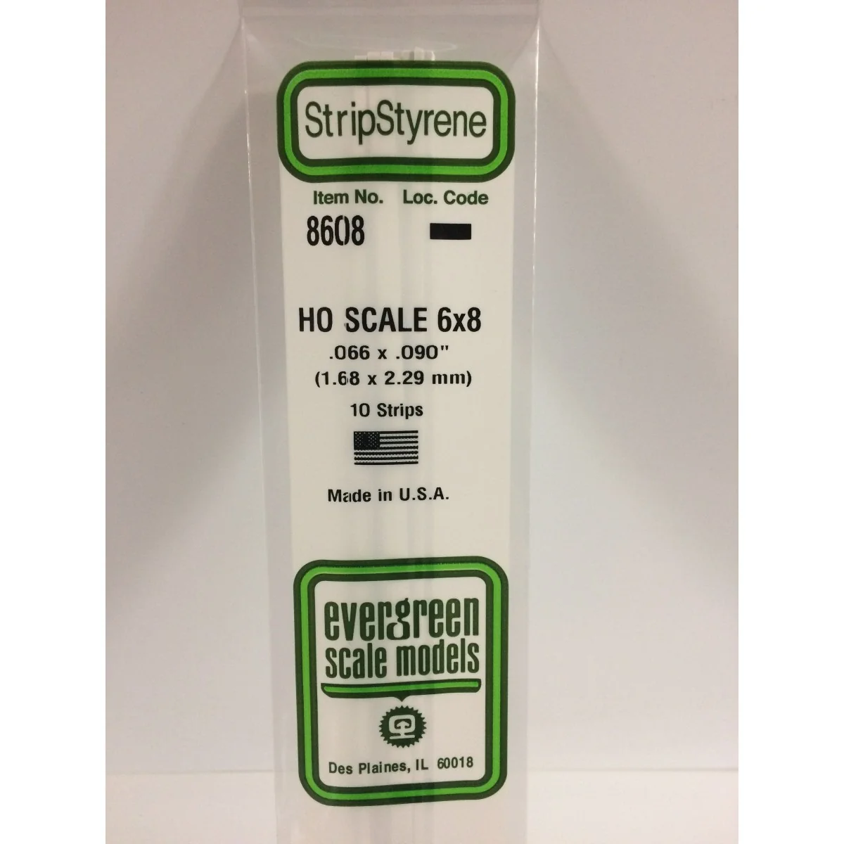 Wand HO 1.7x2.3x350mm Ref: 8608 - Evergreen - S1378608