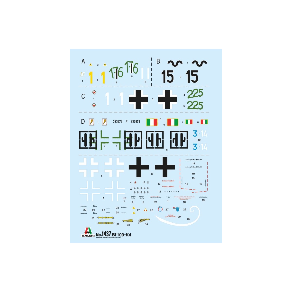 Messerschmitt Bf 109 K-4 1/48 Italeri Italeri I2805 - 3