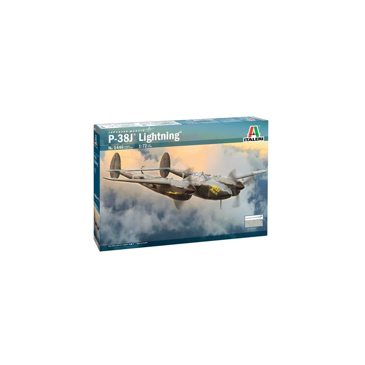 P-38J Lightning 1/72 Italeri Italeri I1446 - 2 P-38J Lightning 1/72 Italeri Italeri I1446 - 2