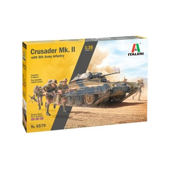 I6579-Crusader Mk.II et Infanterie Britannique 1/35 Italeri - I6579