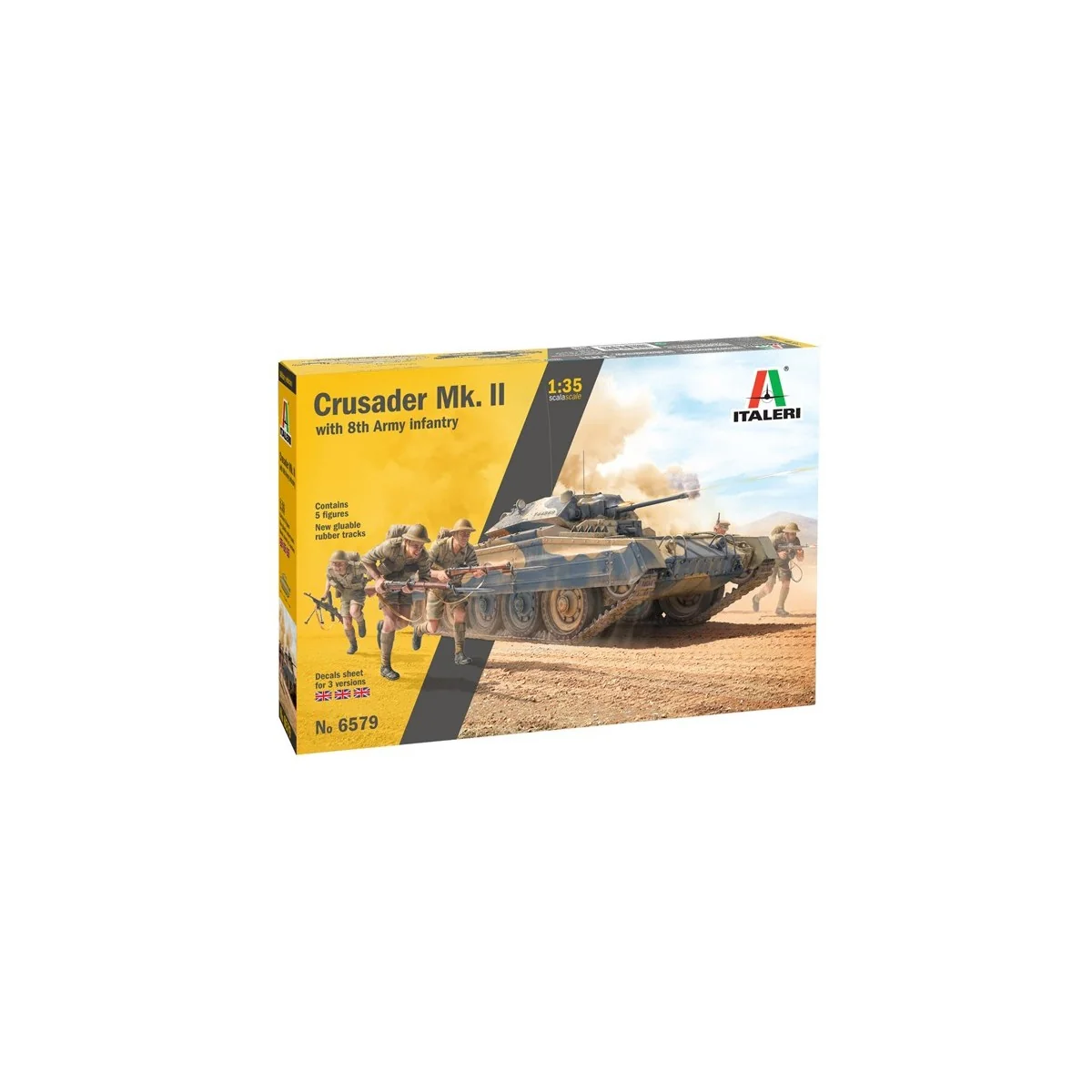 Crusader Mk.II et Infanterie Britannique 1/35 Italeri Italeri I6579 - 2