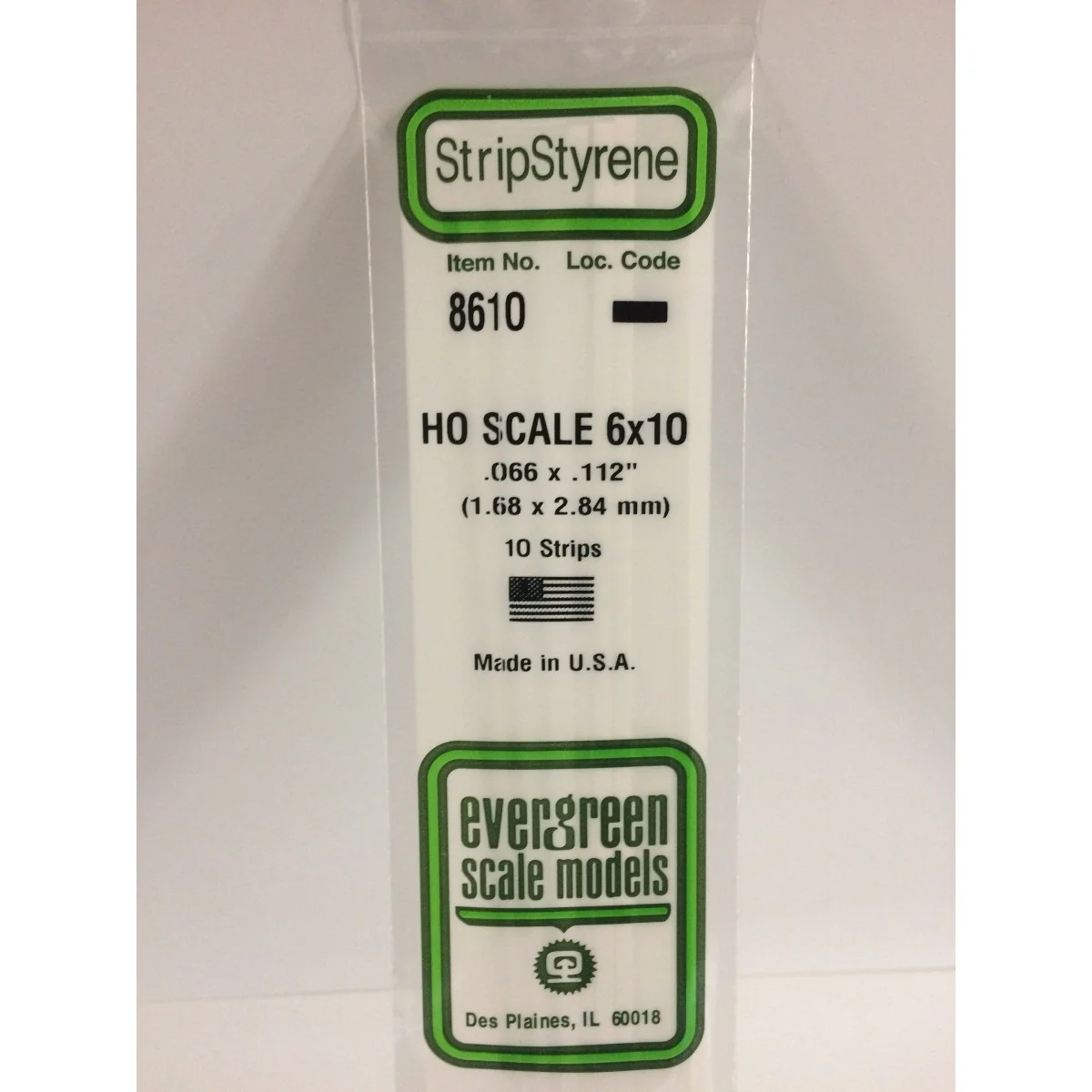 Wand HO 1.7x2.8x350mm Ref: 8610 - Evergreen - S1378610 Wand HO 1.7x2.8x350mm Ref: 8610 - Evergreen - S1378610