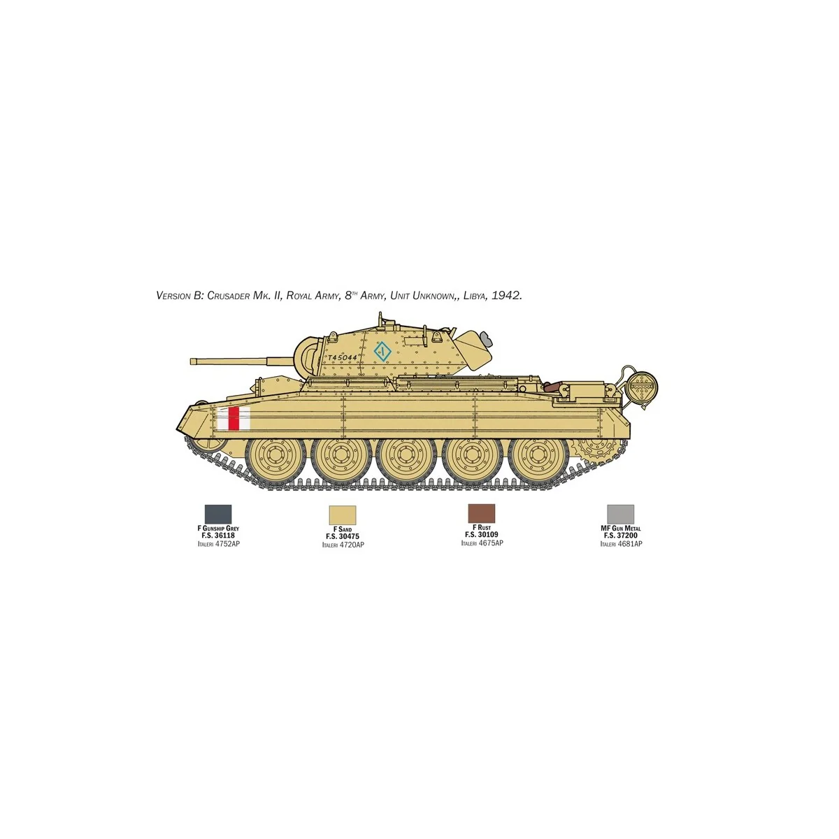Crusader Mk.II et Infanterie Britannique 1/35 Italeri Italeri I6579 - 5
