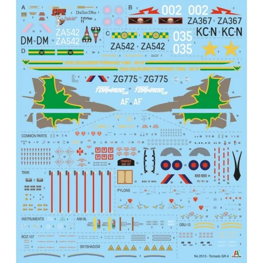 I2513-Tornado GR.4 1/32 Italeri - I2513