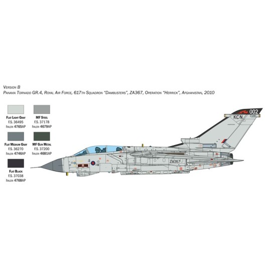 I2513-Tornado GR.4 1/32 Italeri