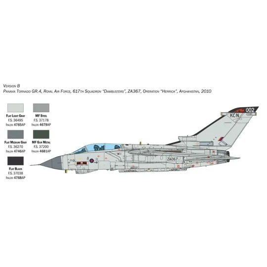 I2513-Tornado GR.4 1/32 Italeri - I2513