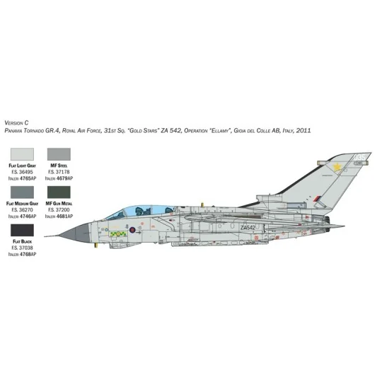 Tornado GR.4 1/32 Italeri Italeri I2513 - 6 I2513-Tornado GR.4 1/32 Italeri - I2513
