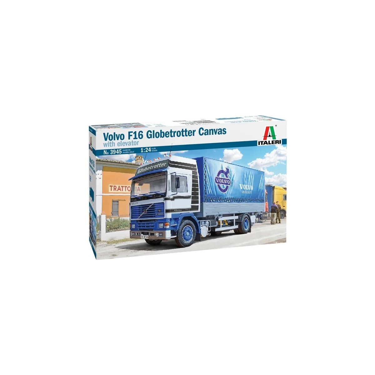 Volvo FH16 bâché avec hayon 1/24 Italeri Italeri I3945 - 2 Volvo FH16 bâché avec hayon 1/24 Italeri Italeri I3945 - 2