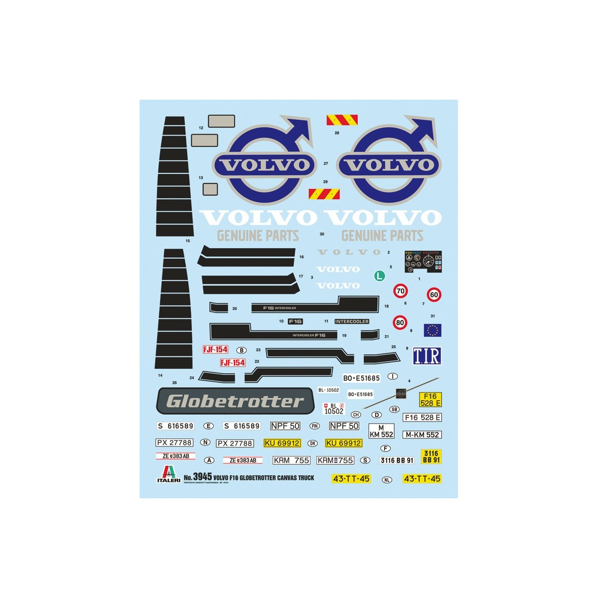 Volvo FH16 cloaked with 1/24 Italeri tailgate Italeri I3945 - 3