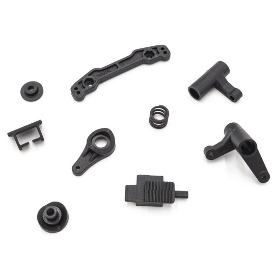FTK-21017-Set plastiques de direction + clips couvercle accus STX Funtek - FTK-21017