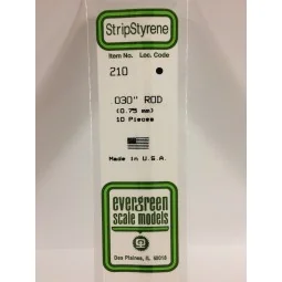 Round 0.75x350mm Ref: 210 - Evergreen - S1370210