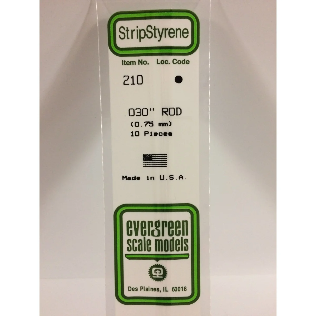 Round 0.75x350mm Ref: 210 - Evergreen - S1370210 Round 0.75x350mm Ref: 210 - Evergreen - S1370210