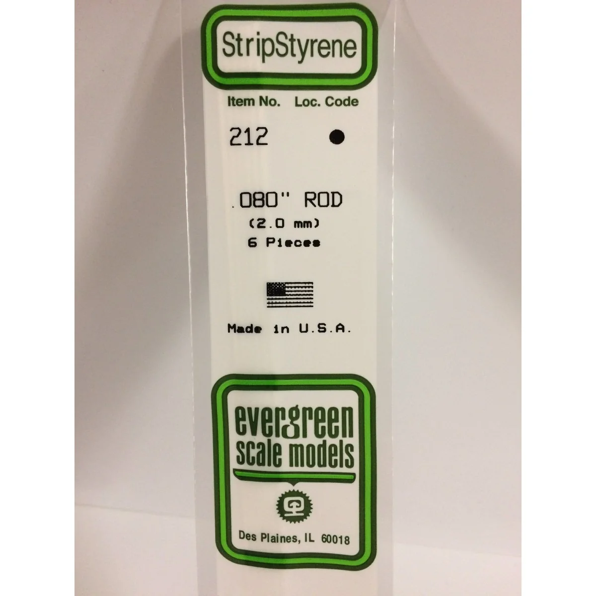 Round 2.0x350mm Ref: 212 - Evergreen - S1370212