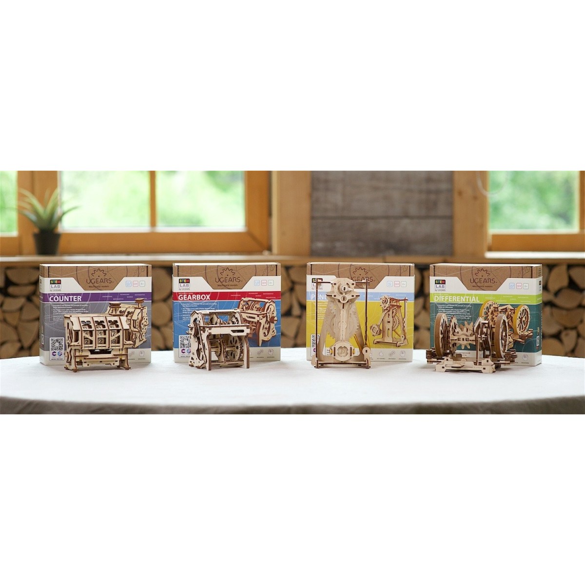 Différentiel - STEM Puzzle 3D bois UGEARS UGEARS UG-70132 - 7