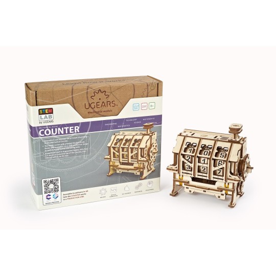 UG-70130-Compteur - STEM Puzzle 3D bois UGEARS