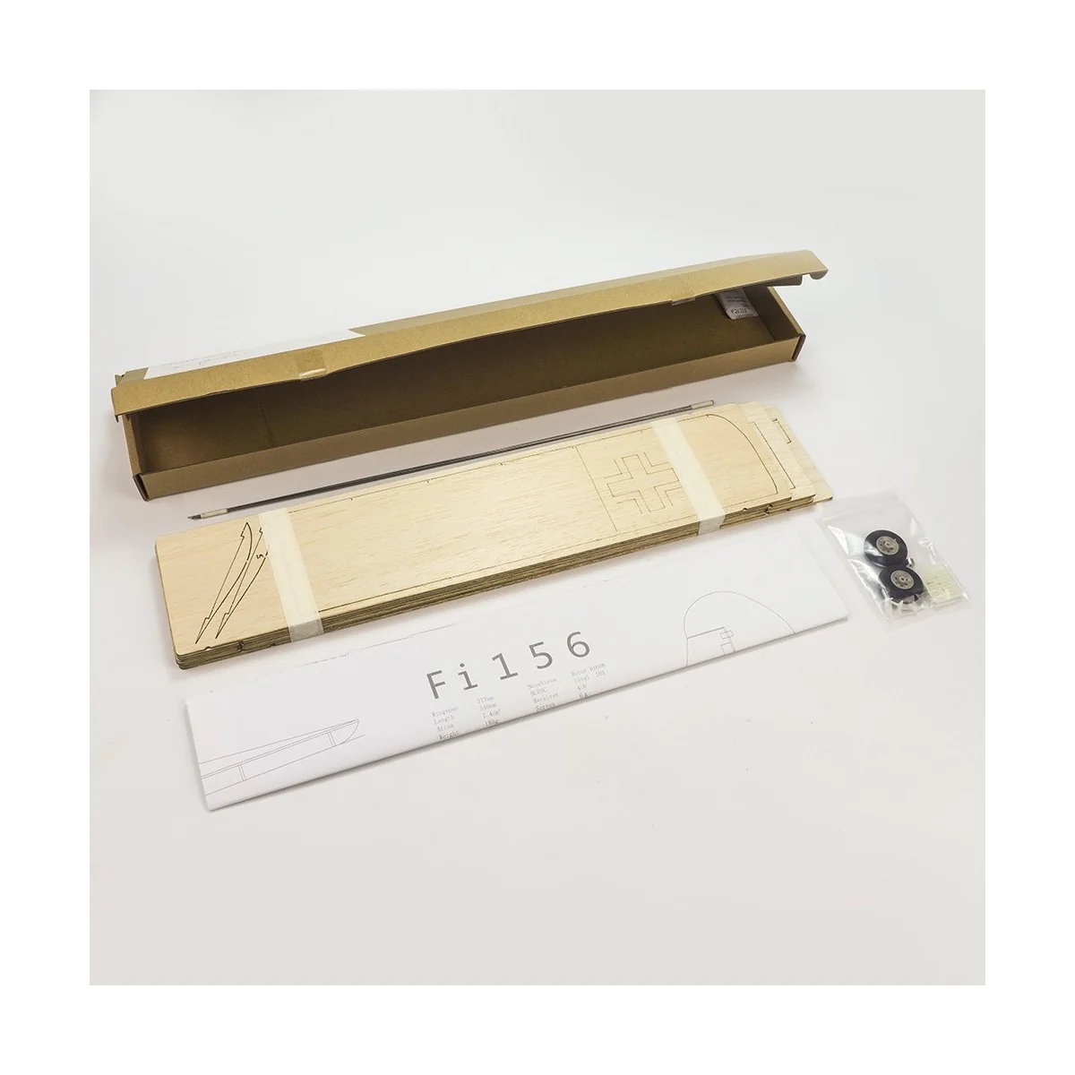 Fiesler Storch Fi156 0.77m R02 Kit balsa DW Hobby DW Hobby - Dancing Wings Hobby R0201 - 8