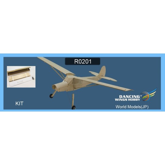 R0201-Fiesler Storch Fi156 0.77m R02 Balsa Kit DW Hobby