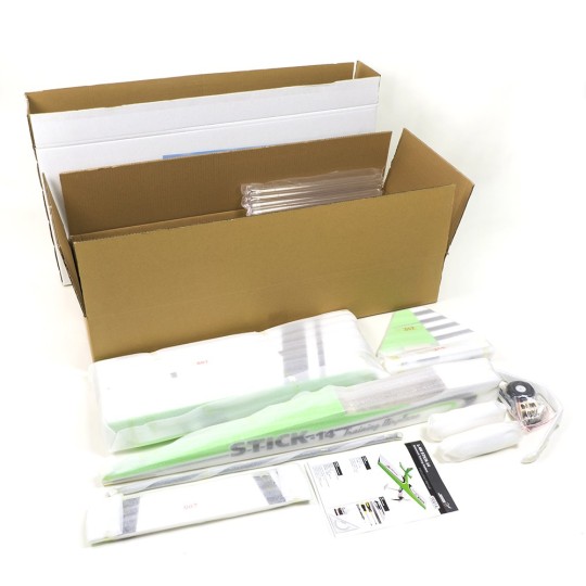 TCG1401-Stick-14 3D 1.40m T14 Kit ARF balsa DW Hobby