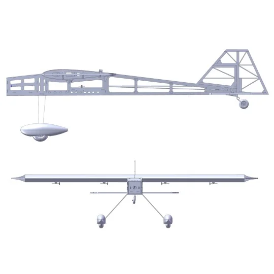Stick-14 3D 1.40m T14 Kit ARF balsa DW Hobby DW Hobby - Dancing Wings Hobby TCG1401 - 10 TCG1401-Stick-14 3D 1.40m T14 Kit ARF balsa DW Hobby - TCG1401