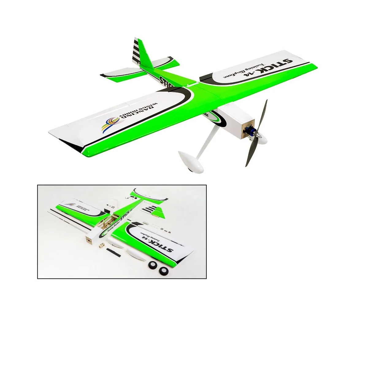 Stick-14 3D 1.40m T14 Kit ARF balsa DW Hobby DW Hobby - Dancing Wings Hobby TCG1401 - 2 Stick-14 3D 1.40m T14 Kit ARF balsa DW Hobby DW Hobby - Dancing Wings Hobby TCG1401 - 2